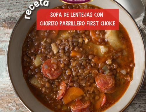 Sopa de Lentejas con Chorizo Parrillero First Choice